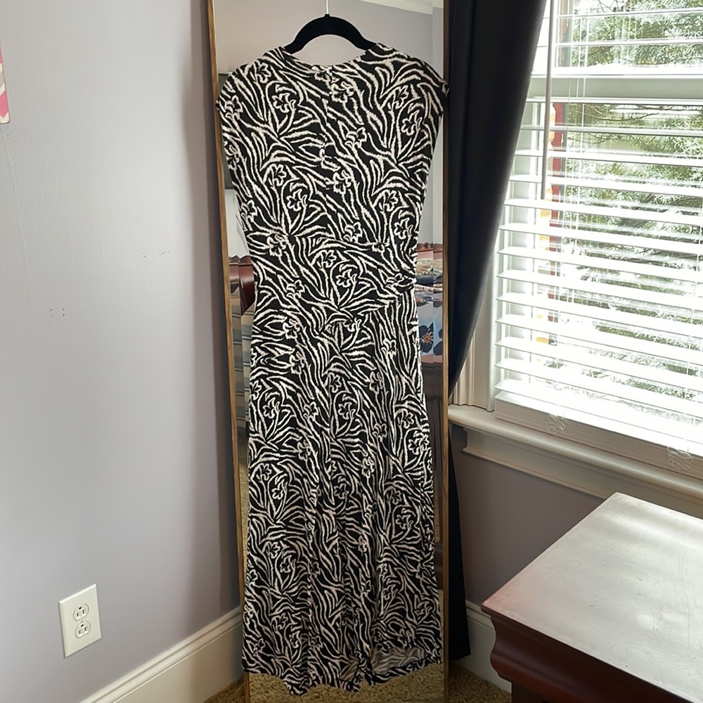 NWOT 🦓Rebecca Taylor 🦓 Zebra Lily Printed Dress - Picture 4 of 7